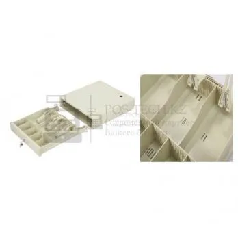 денежный ящик mercury cd-335 cash drawer, ivory (бежевый), пластиковые крепления ящика, автоматическ в казахстане