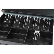 Денежный ящик MERCURY CD-4043 cash drawer, черный, пластиковые крепления, автооткрывание замка, 40.5 в Казахстане_2