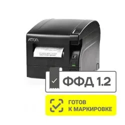 ккт атол 77ф. черный. c фн 1.1м 36 мес. usb. rs-232. ethernet. 5.0