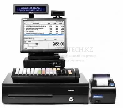 pos-комплект 10&quot; tx-4200 черный, lm-3110, pd-2800, cr-4000, kb-6600 msr, без ос в казахстане