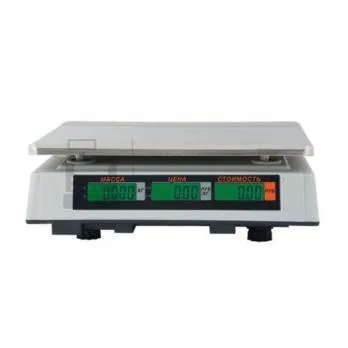 весы торговые (m-er 327ac-15.2 и 32.5 кг. lcd) "ceed" в казахстане