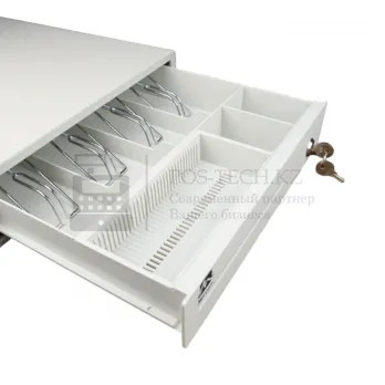 денежный ящик mercury cd-335 cash drawer, ivory (бежевый), пластиковые крепления ящика, автоматическ в казахстане