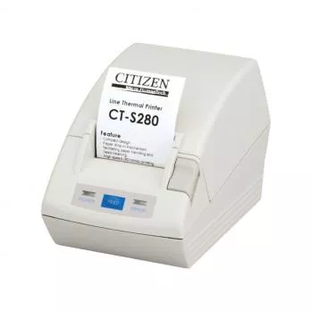 thermal printer citizen ct-s280 parallel 230v incl. external ps white в казахстане